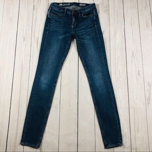 Madewell “Skinny Skinny” Factory Faded Jeans 25X32